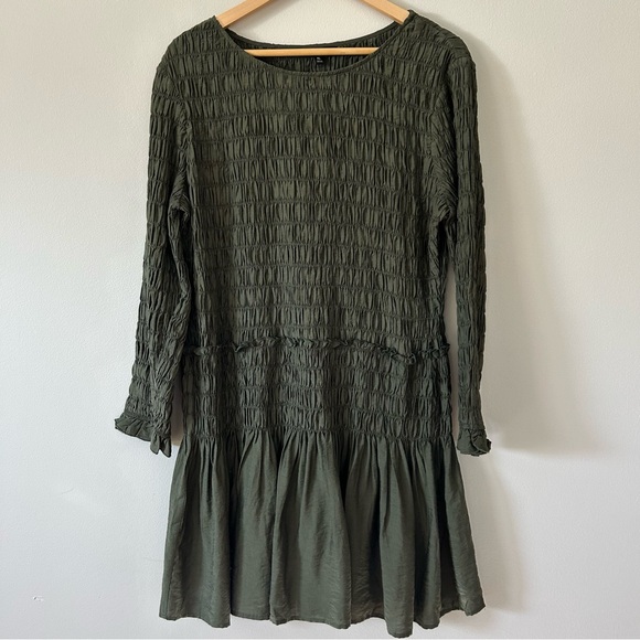 Banana Republic Factory Tops - Olive Long Sleeve Tunic Top size XL